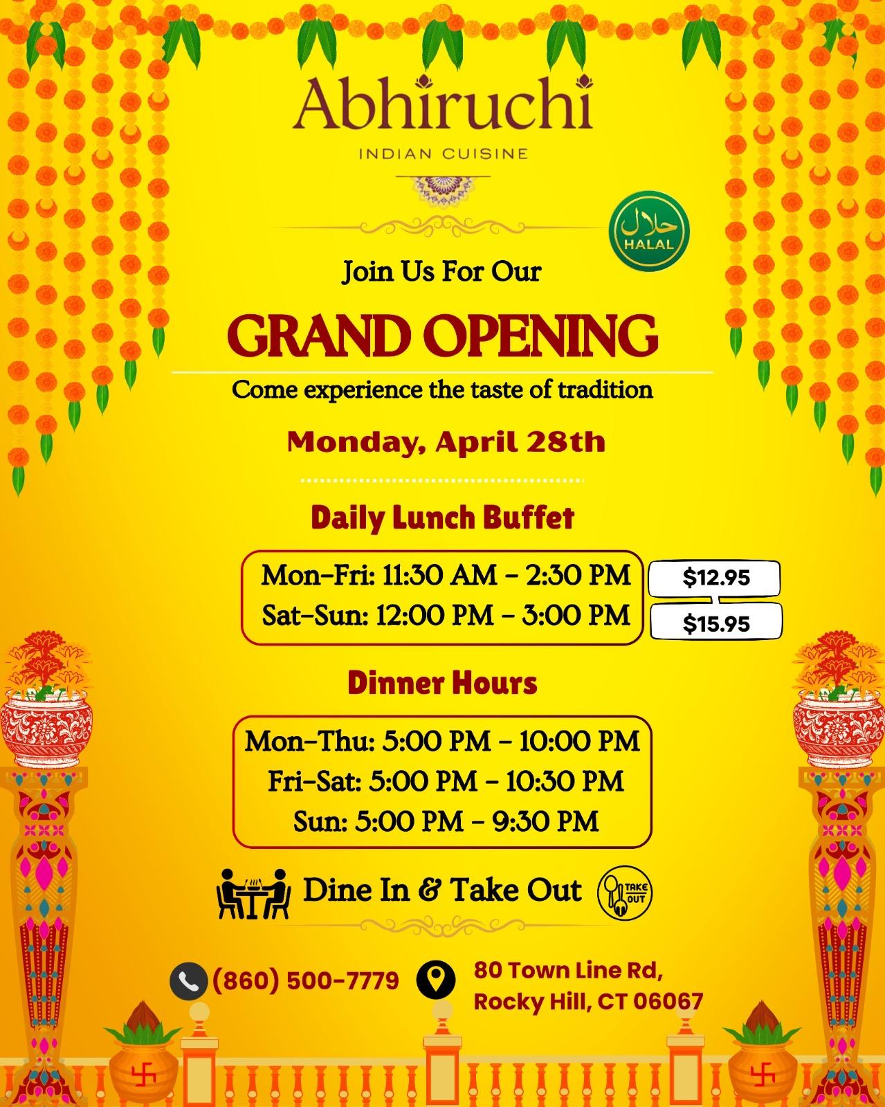 Buffet Timings